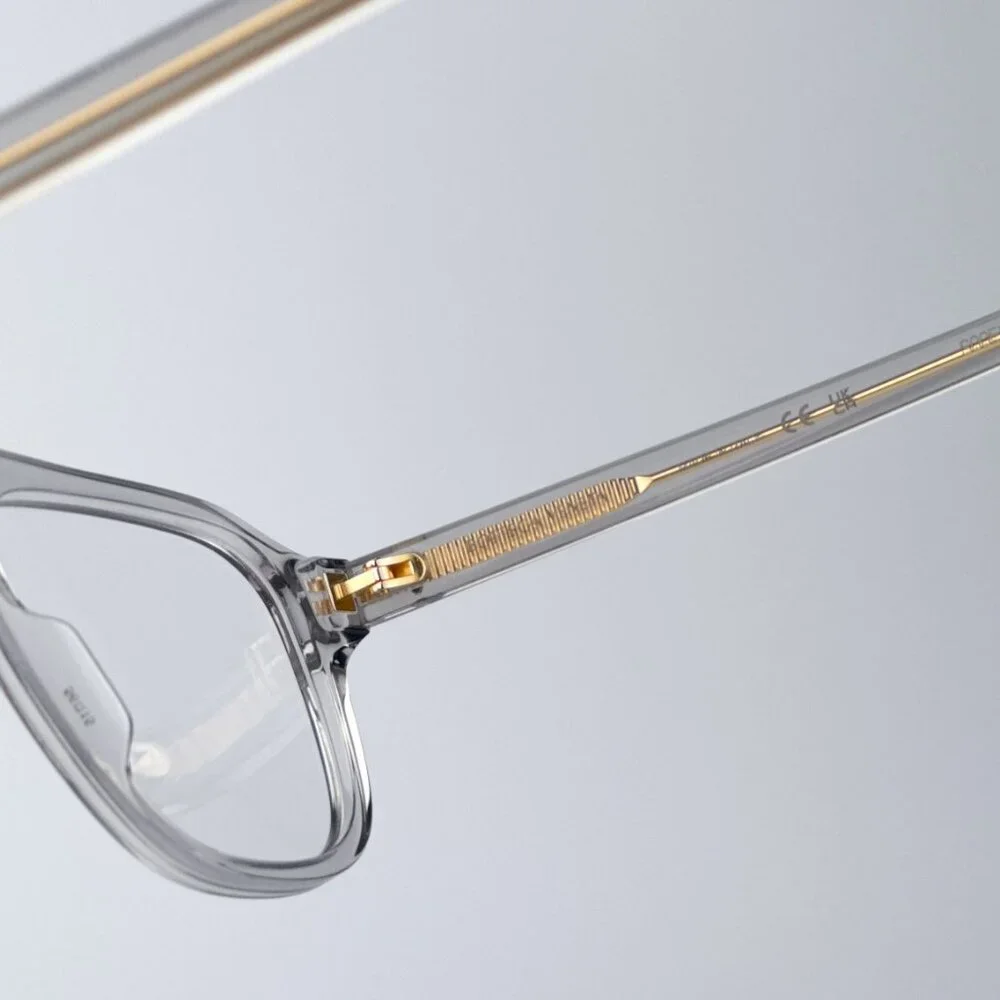 Bottega Veneta BV1294O 004 BRAND NEW Eyeglasses Grey Pilot Women